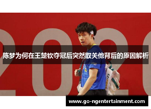 陈梦为何在王楚钦夺冠后突然取关他背后的原因解析